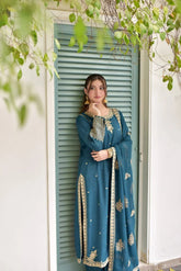 Yasmeen Embroidered 3-Piece Suit
