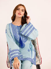 Jugnu Blue 2 Piece Farshi Suit