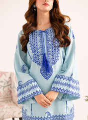 Jugnu Blue 2 Piece Farshi Suit