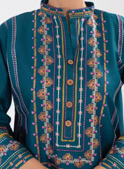 Lime Teal 2 Piece Suit