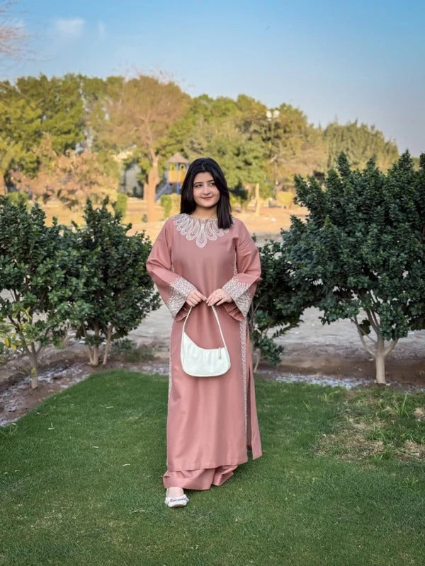 Maria Embroidered 2-Piece Suit