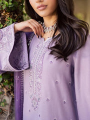 Lavender Embroidered 3-Piece Suit
