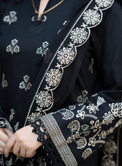 Black Embroidery 3pcs