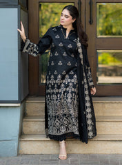 Black Embroidery 3pcs