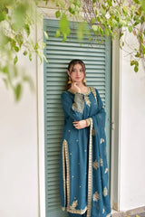 Yasmeen Embroidered 3-Piece Suit